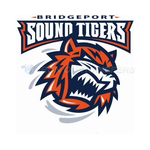 Bridgeport Sound Tigers Iron-on Stickers (Heat Transfers)NO.8985